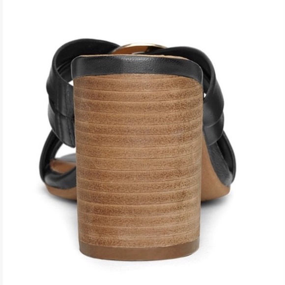 Black Highwater Leather Sandal, 8M - Picture 5 of 6